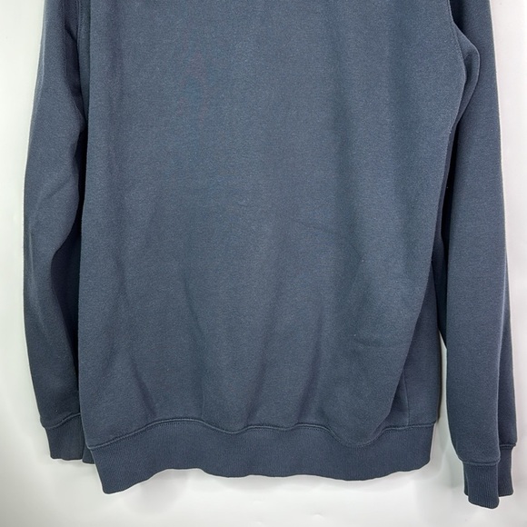 Carhartt Rain Defender Navy Blue Hooded Sweatshirt Loose Fit Medium Grunge - Picture 6 of 12